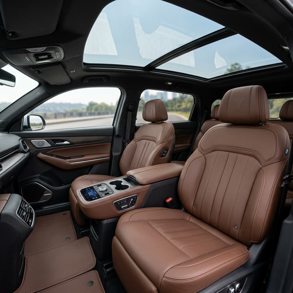 2. Tiện nghi đẳng cấp thương gia với hàng ghế Captain Seat độc bản